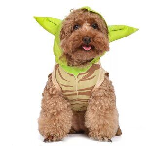 Fetch for Pets Halloween Disney Yoda Dog Costume Sz Med